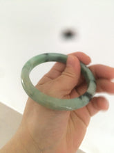 Load image into Gallery viewer, 58mm Certified Type A 100% Natural green/yellow Jadeite Jade bangle AS49-5045
