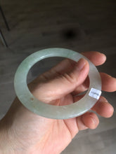 Load image into Gallery viewer, 55.5mm certified Type A 100% Natural icy light green/orange thin Jadeite bangle AC15-0431
