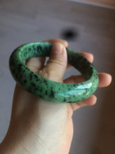 Load image into Gallery viewer, 61mm 100% natural green/red/black Epidote (红绿宝)bangle CB60-1
