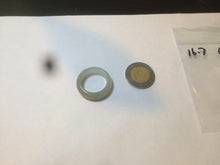 Load image into Gallery viewer, 16.7mm/size 6 1/4 100% natural type A icy watery green/white/yellow jadeite jade band ring G105-6 1/4
