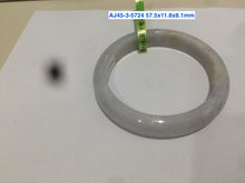 Load image into Gallery viewer, 100% natural type A size 54-58mm Natural green/white jadeite jade bangle with defects AJ45 group
