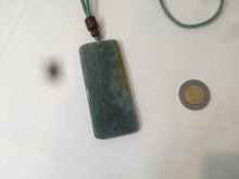 Load image into Gallery viewer, 100% natural green/blue/gray/yellow Guatemala jadeite jade Zen(悟道) pendant AQ51
