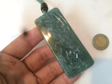 Load image into Gallery viewer, 100% natural green/blue/gray/yellow Guatemala jadeite jade Zen(悟道) pendant AQ51
