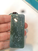 Load image into Gallery viewer, 100% natural green/blue/gray/yellow Guatemala jadeite jade Zen(悟道) pendant AQ51
