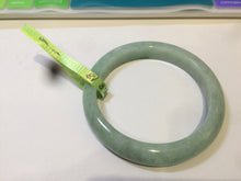 Load image into Gallery viewer, 53.6mm Certified Type A 100% Natural sunny apple green Jadeite Jade bangle AE5-2745
