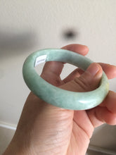 Load image into Gallery viewer, 55.8mm Certified type A 100% Natural green yellow Jadeite bangle Y121-2487
