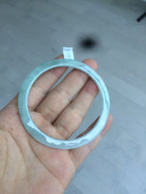 Load image into Gallery viewer, 57.5mm Certified Type A 100% Natural icy light green super thin style Jadeite bangle L137-8304

