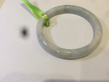 Load image into Gallery viewer, 56.6mm type A 100% Natural white/light green/yellow jadeite jade bangle AC18

