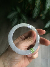 Load image into Gallery viewer, Certified Type A 100% Natural icy green/white/yellow super thin Jadeite bangle group AC25
