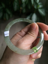 Load image into Gallery viewer, Certified Type A 100% Natural icy green/white/yellow super thin Jadeite bangle group AC25

