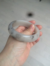 Load image into Gallery viewer, 60mm 100% natural beige/pink/gary/brown with flying wildflowers Quartzite (Shetaicui jade) bangle XY7
