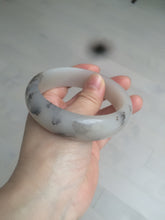 Load image into Gallery viewer, 60mm 100% natural beige/pink/gary/brown with flying wildflowers Quartzite (Shetaicui jade) bangle XY7
