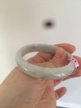 Load image into Gallery viewer, 51.5mm certified type A 100% Natural green/orange oval Jadeite Jade bangle W33-5428
