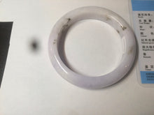 Load image into Gallery viewer, 59.4mm Certified type A 100% Natural light green/light purple/white Jadeite bangle J109-0514
