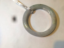 Load image into Gallery viewer, 53.2mm certified type A 100% Natural green/yellow/purple/gray Jadeite Jade bangle G109-3537
