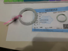 Load image into Gallery viewer, 52.6mm certified Type A 100% Natural white/brown Jadeite Jade bangle AB53-0005
