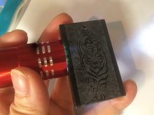 Load image into Gallery viewer, 100% natural dark green/black nephrite jade (青玉) tiger safe and sound pendant J120
