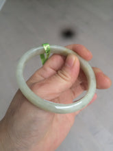 Load image into Gallery viewer, 54.7mm Certificated Type A 100% Natural yellow oval  jadeite jade bangle AC37-8526
