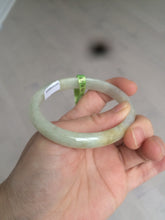 Load image into Gallery viewer, 54.7mm Certificated Type A 100% Natural yellow oval  jadeite jade bangle AC37-8526
