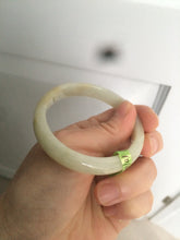 Load image into Gallery viewer, 54.7mm Certificated Type A 100% Natural yellow oval  jadeite jade bangle AC37-8526
