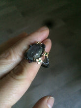 Load image into Gallery viewer, 100% natural Aquamarine Clear/light Blue ring (adjustable size)
