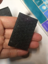 Load image into Gallery viewer, 100% natural dark green/black nephrite jade (青玉) eagle safe and sound pendant J121
