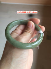 Load image into Gallery viewer, Sale! 49-54mm certified Type A 100% Natural dark green/white/black Jadeite Jade bangle with defects group GC30
