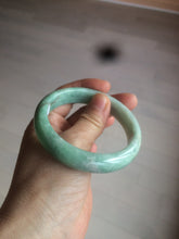 Load image into Gallery viewer, 56.4mm certified Type A 100% Natural sunny green Jadeite Jade bangle U125-2485
