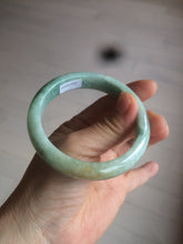 Load image into Gallery viewer, 56.4mm certified Type A 100% Natural sunny green Jadeite Jade bangle U126-2490
