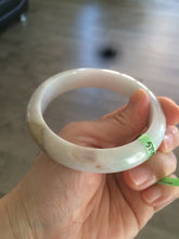 Load image into Gallery viewer, 58.9mm certificated Type A 100% Natural sunny green/purple/red/white Jadeite Jade bangle AK4-8620
