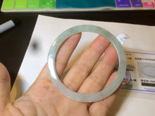 Load image into Gallery viewer, 57.5mm Certified Type A 100% Natural icy light green super thin style Jadeite bangle L137-8304
