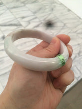 Load image into Gallery viewer, 58.9mm certificated Type A 100% Natural sunny green/purple/red/white Jadeite Jade bangle AK4-8620
