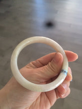 Load image into Gallery viewer, 56.5mm certified 100% natural green/white/yellow/purple jadeite jade bangle AK2-2480
