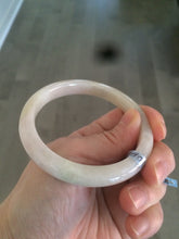 Load image into Gallery viewer, 56.5mm certified 100% natural green/white/yellow/purple jadeite jade bangle AK2-2480
