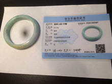 Load image into Gallery viewer, 55.8mm Certified type A 100% Natural green yellow Jadeite bangle Y121-2487
