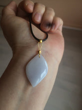 Load image into Gallery viewer, 100% natural type A jadeite jade Willow leaves pendants AB72
