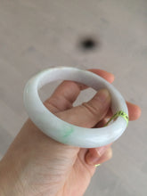 Load image into Gallery viewer, 58.9mm certificated Type A 100% Natural sunny green/purple/red/white Jadeite Jade bangle AK4-8620
