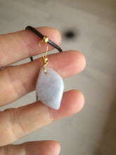 Load image into Gallery viewer, 100% natural type A jadeite jade Willow leaves pendants AB72
