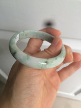 Load image into Gallery viewer, 53.1mm Certified type A 100% Natural green/purple/yellow Jadeite Jade bangle AQ10-9161
