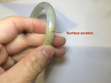 Load image into Gallery viewer, 54.7mm Certificated Type A 100% Natural yellow oval  jadeite jade bangle AC37-8526
