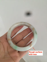 Load image into Gallery viewer, 55.7mm Certified Type A 100% Natural sunny green Jadeite Jade bangle A65-3328
