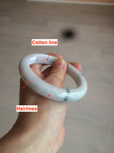 Load image into Gallery viewer, 61mm Certified Type A 100% Natural green/brown/white/purple early spring mountain forest series jadeite Jade bangle AR76-9957
