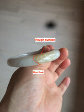 Load image into Gallery viewer, 52.6mm 100% natural certified green/white/yellow jadeite jade bangle W91-1957
