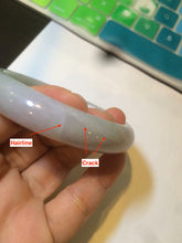 Load image into Gallery viewer, 58mm certified type A 100% Natural green purple yellow jadeite jade bangle A82-2825
