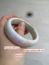 Load image into Gallery viewer, 59mm Certified 100% natural Type A green/orange/purple jadeite jade bangle AB60-5684
