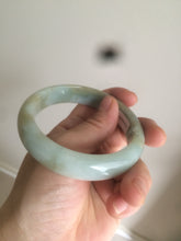 Load image into Gallery viewer, 58mm Certified Type A 100% Natural green/yellow Jadeite Jade bangle A78-4330
