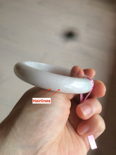 Load image into Gallery viewer, 58mm Certified Type A 100% Natural green/white Jadeite Jade bangle AB57-9281
