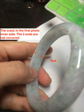 Load image into Gallery viewer, 56.6mm Type A 100% Natural green purple blueJadeite Jade bangle GC16 (add on item)
