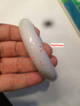 Load image into Gallery viewer, 56.9mm 100% natural Type A light green purple white jadeite jade bangle Y116-9294
