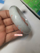 Load image into Gallery viewer, 55mm Certified type A 100% Natural green/white Jadeite bangle C77-7762
